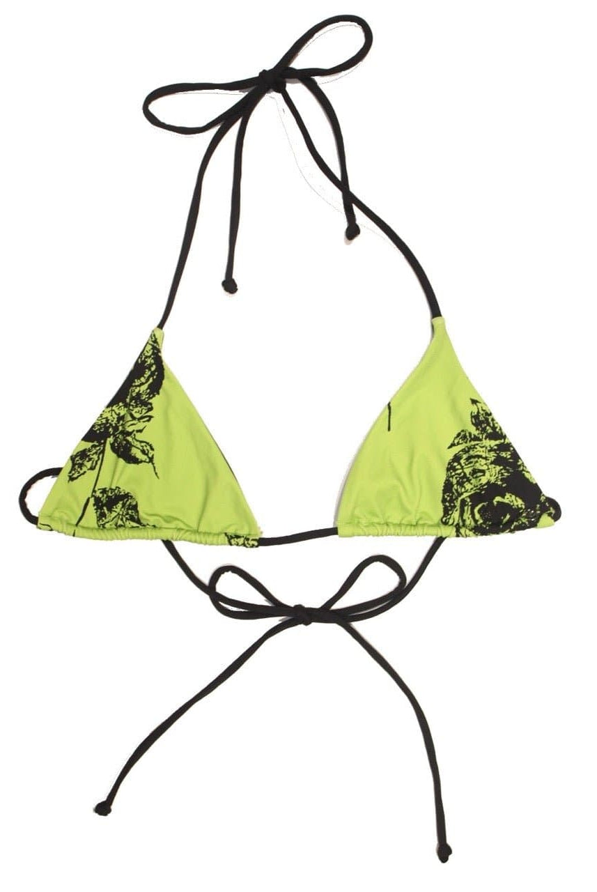 Shop Bitching & Junkfood Bitching & Junkfood DUA Bikini Top Neon Rose Bikini Top for women – premium loungewear and festival fashion at Spoiled Brat