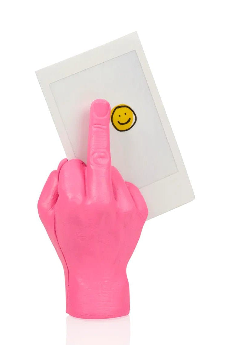 Bitten Design The Finger Magnetic Photo Holder by Bitten – Planter – Pink | Spoiled Brat UK