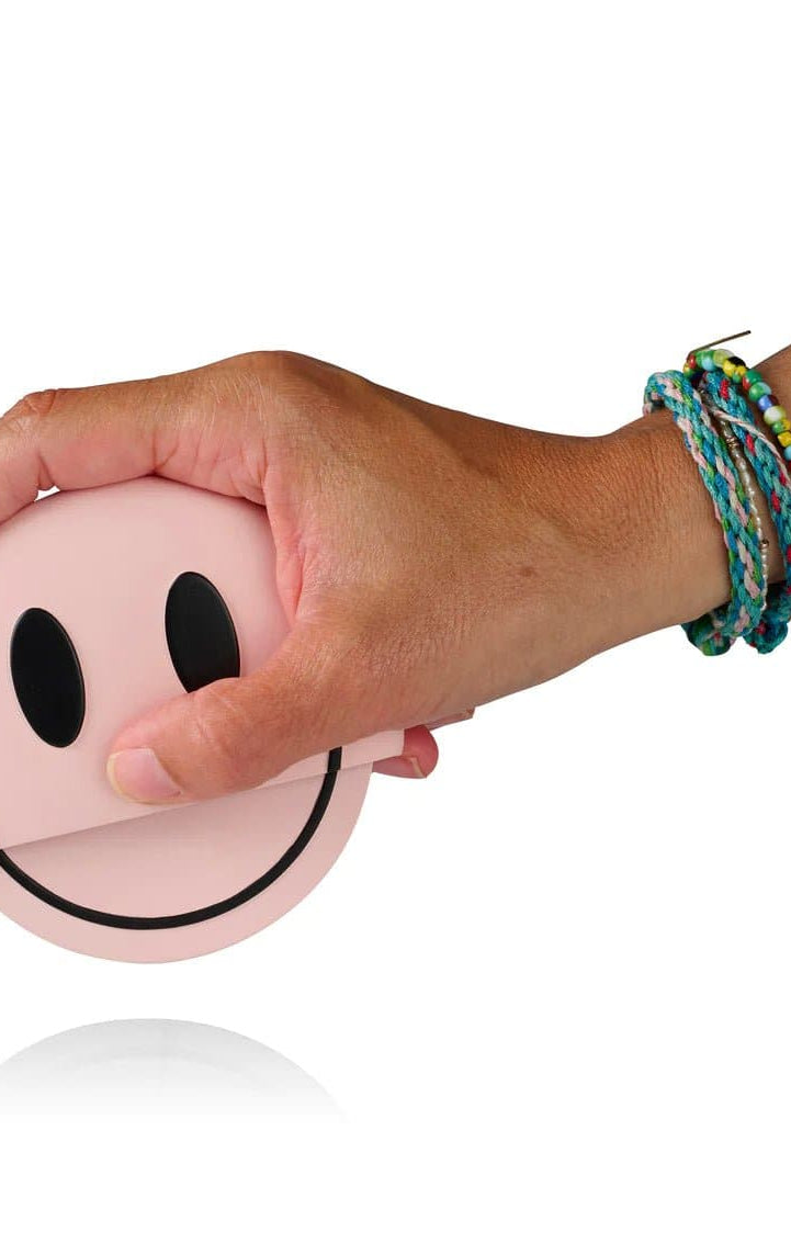 Bitten Happy Sad Mood Pizza Cutter Mug by Bitten as seen on celebrities