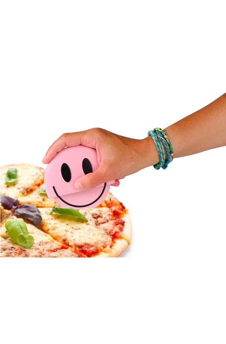 Bitten Happy Sad Mood Pizza Cutter Mug by Bitten as seen on celebrities