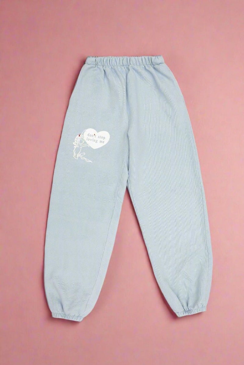 Shop Boys Lie Boys Lie Dont Stop Loving Me Sweatpants Sweatpants for women – premium loungewear and festival fashion at Spoiled Brat
