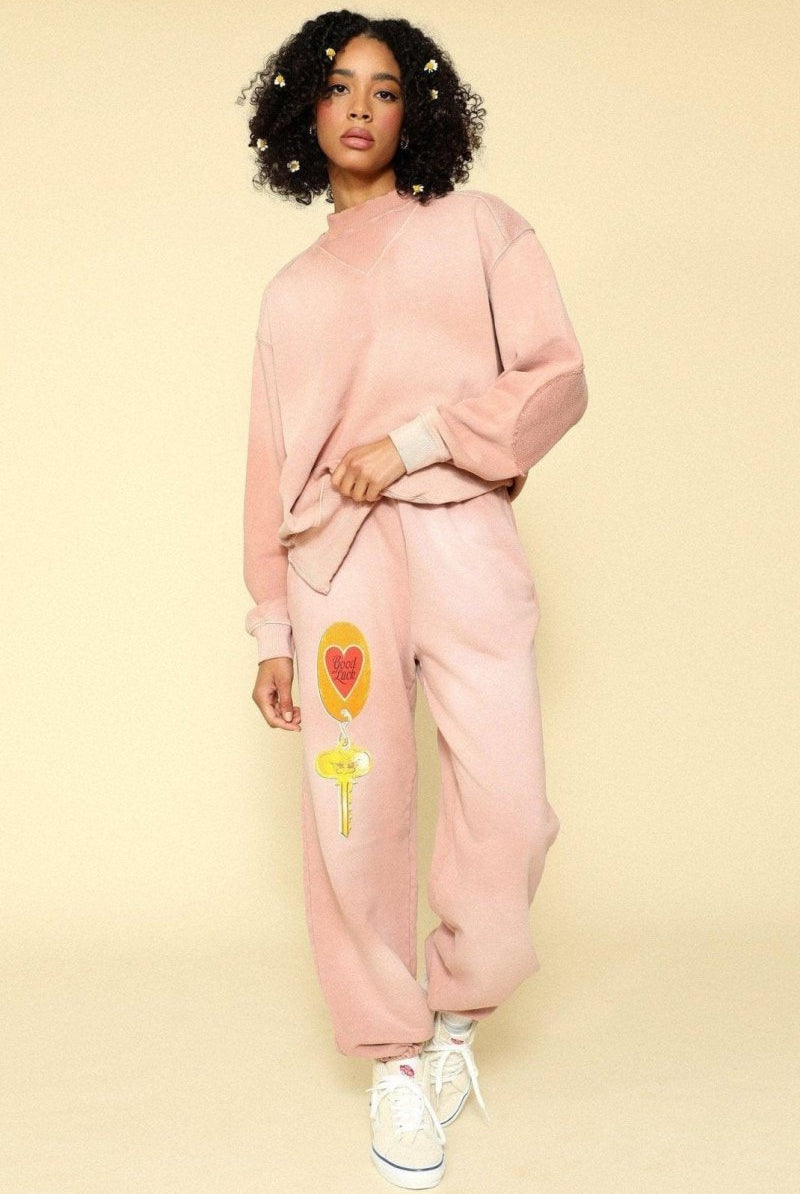 Shop Boys Lie Boys Lie Key To My Heart Sweatpants Sweatpants for women – premium loungewear and festival fashion at Spoiled Brat