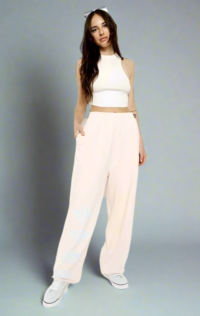 Boys Lie Pink Hopeless Romantic Sweatpants Sweatpants by Boys Lie as seen on celebrities