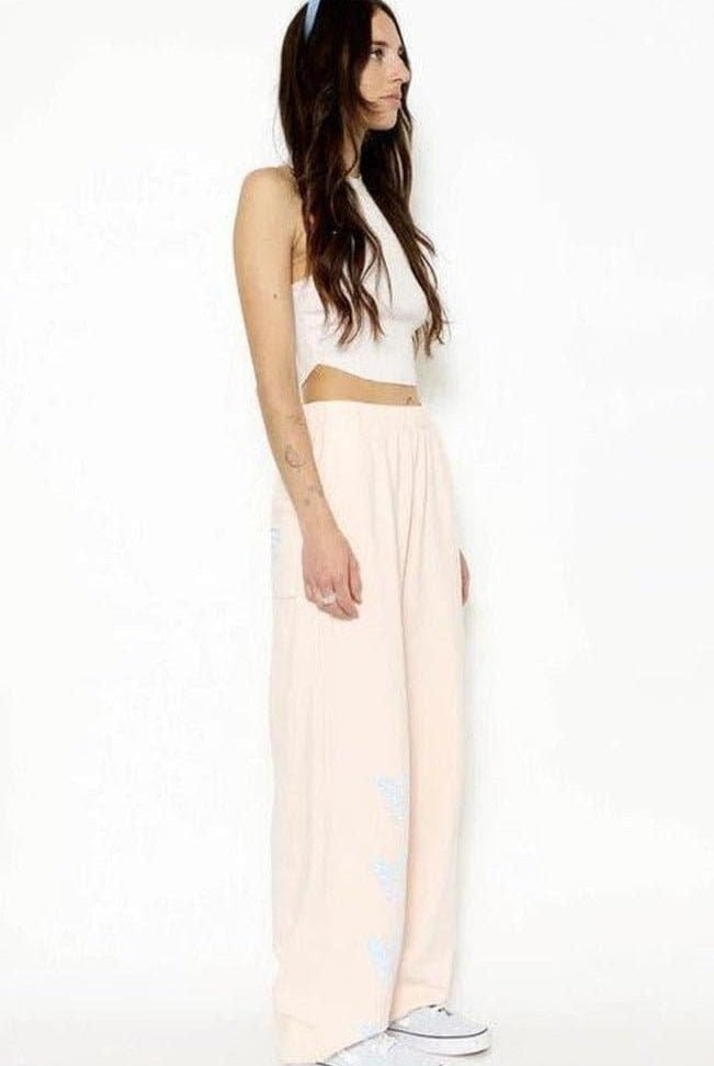 Shop Boys Lie Boys Lie Pink Hopeless Romantic Sweatpants Sweatpants for women – premium loungewear and festival fashion at Spoiled Brat
