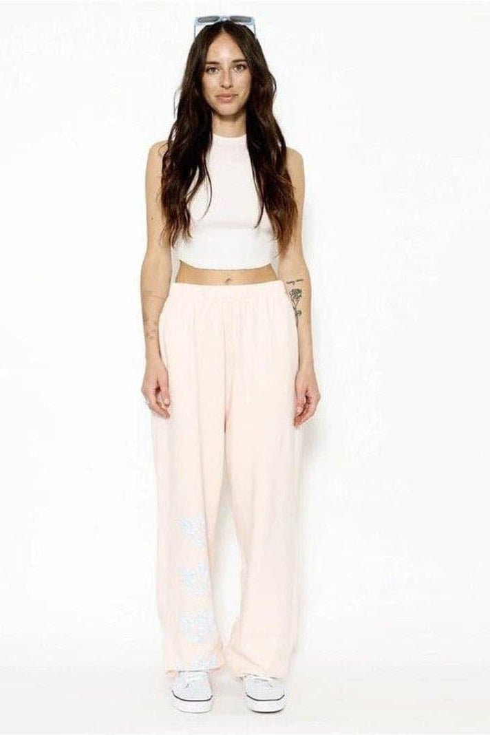 Shop Boys Lie Boys Lie Pink Hopeless Romantic Sweatpants Sweatpants for women – premium loungewear and festival fashion at Spoiled Brat