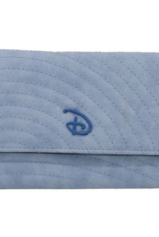 Buckle Down Disney Logo Sky Blue Fold Over Wallet Wallet by Buckle Down Products as seen on celebrities