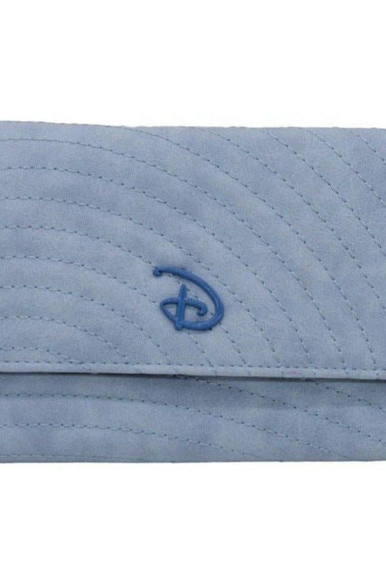 Buckle Down Disney Logo Sky Blue Fold Over Wallet Wallet by Buckle Down Products as seen on celebrities