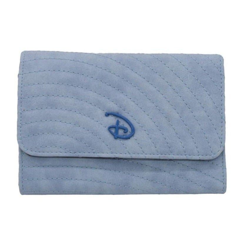 Buckle Down Disney Logo Sky Blue Fold Over Wallet Wallet by Buckle Down Products as seen on celebrities
