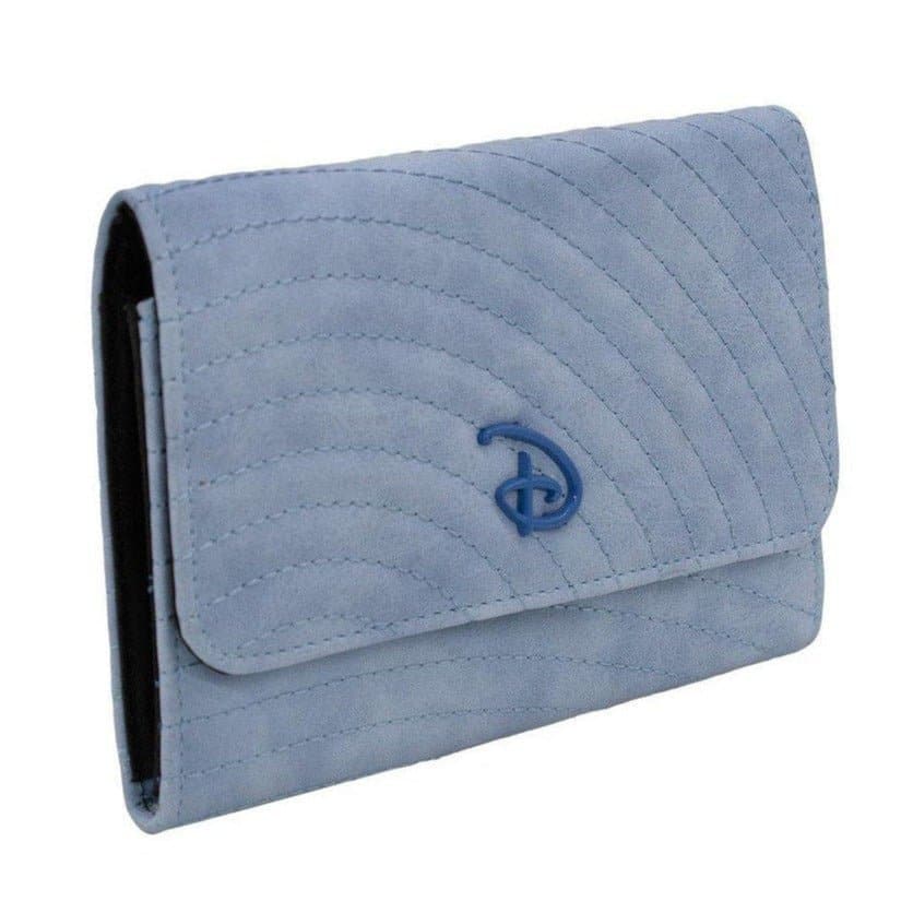 Buckle Down Disney Logo Sky Blue Fold Over Wallet Wallet by Buckle Down Products as seen on celebrities