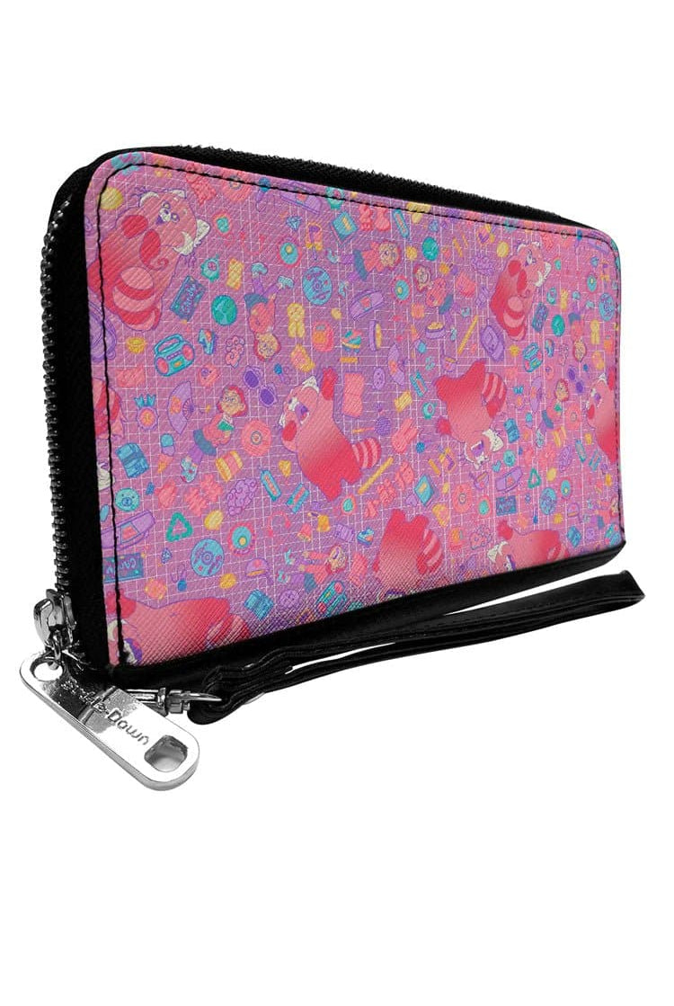 Buckle Down Disney Red Panda PU Zip Around Wallet Rectangle Wallet by Buckle Down Products as seen on celebrities