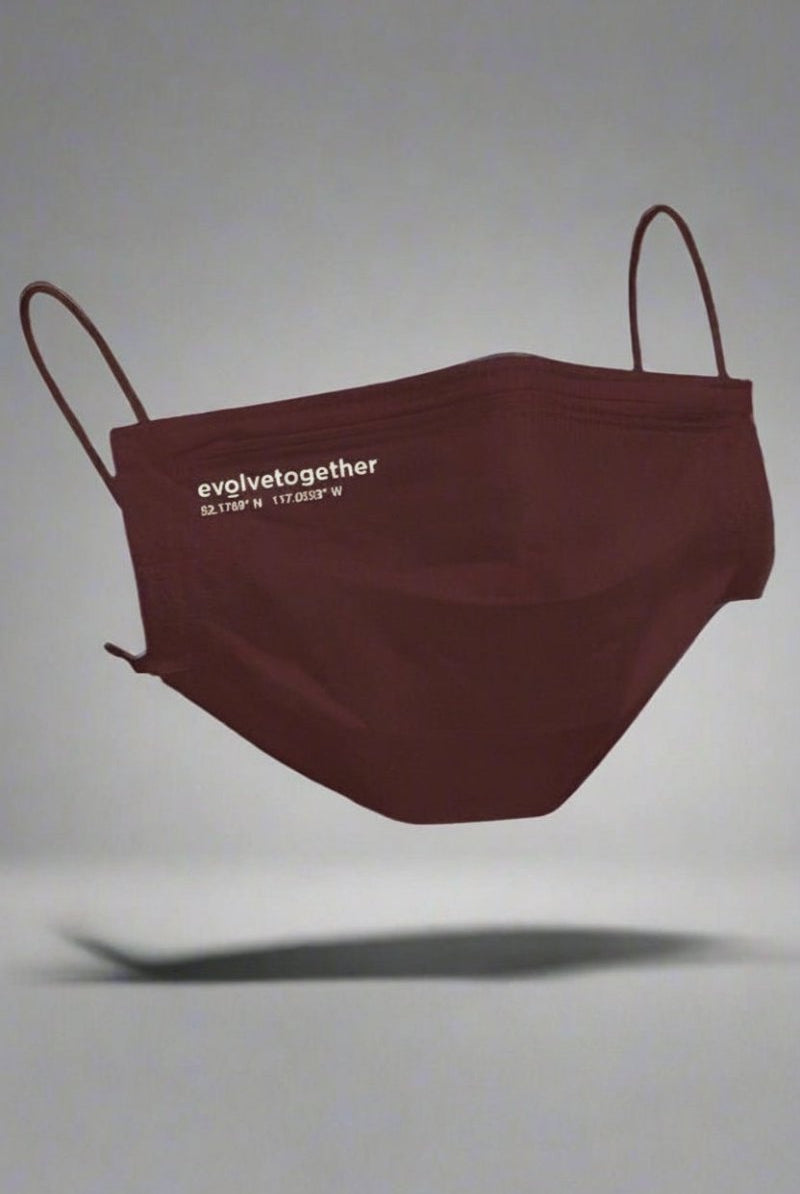 Shop Evolve Together Evolve Together 7 Day Alberta Burgundy Face Masks Face Mask for women – premium loungewear and festival fashion at Spoiled Brat