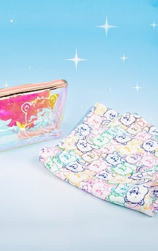 Fizz Creations Care Bears Hair Turban & Cosmetics Bag Set Scarf by Fizz Creations as seen on celebrities