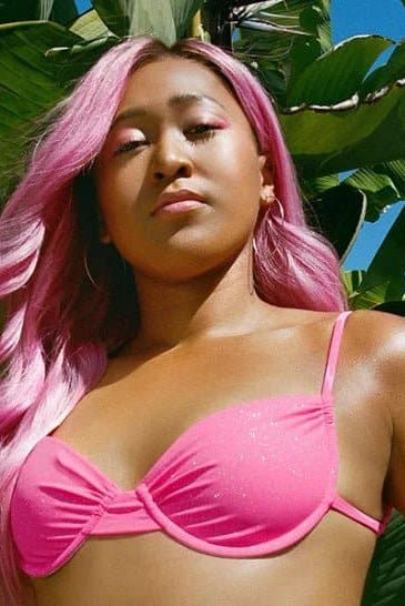 Frankies Bikinis Maggie Underwire Glitter Bikini Top in Cosmos Bikini Top by Frankies Bikinis as seen on celebrities