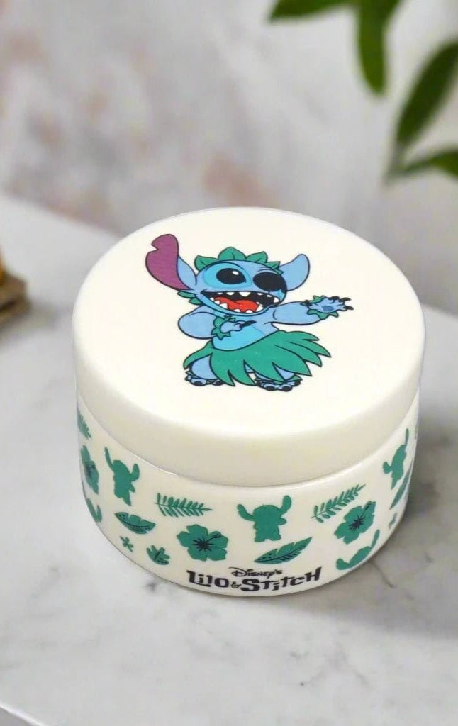 Shop Half Moon Bay Disney Lilo & Stitch Ceramic Round Box Jewellery Box for women – premium loungewear and festival fashion at Spoiled Brat