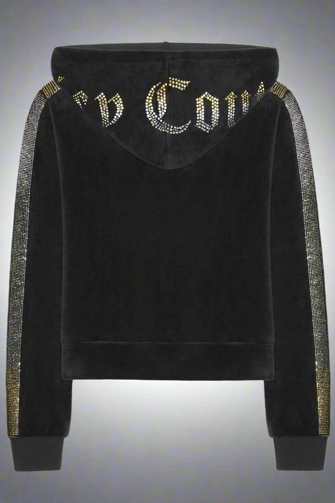 Juicy Couture Anniversary Long Sleeved Velour Hoodie Hoodie by Juicy Couture as seen on celebrities