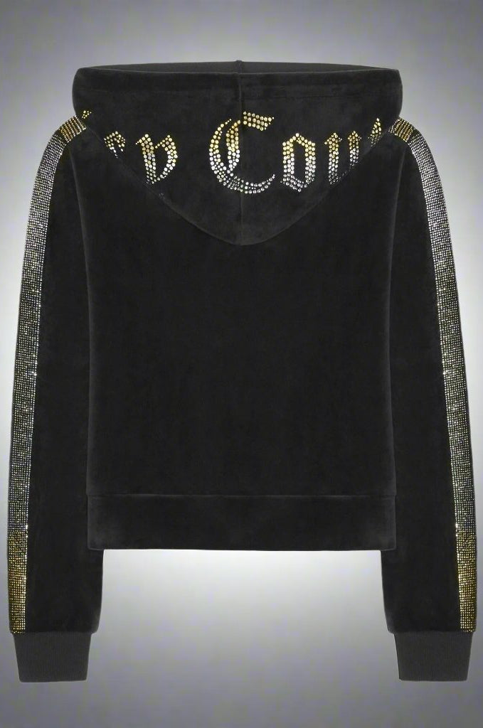 Juicy Couture Anniversary Long Sleeved Velour Hoodie Hoodie by Juicy Couture as seen on celebrities