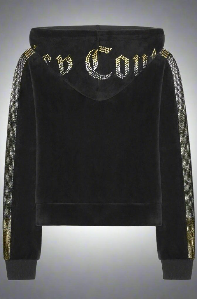 Juicy Couture Anniversary Long Sleeved Velour Hoodie Hoodie by Juicy Couture as seen on celebrities