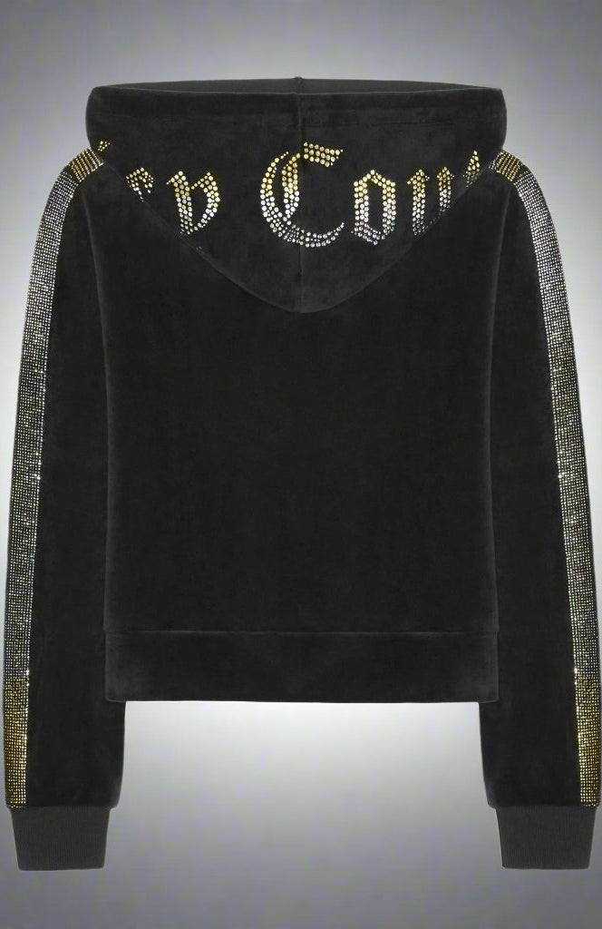 Juicy Couture Anniversary Long Sleeved Velour Hoodie Hoodie by Juicy Couture as seen on celebrities