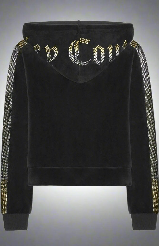 Juicy Couture Anniversary Long Sleeved Velour Hoodie Hoodie by Juicy Couture as seen on celebrities