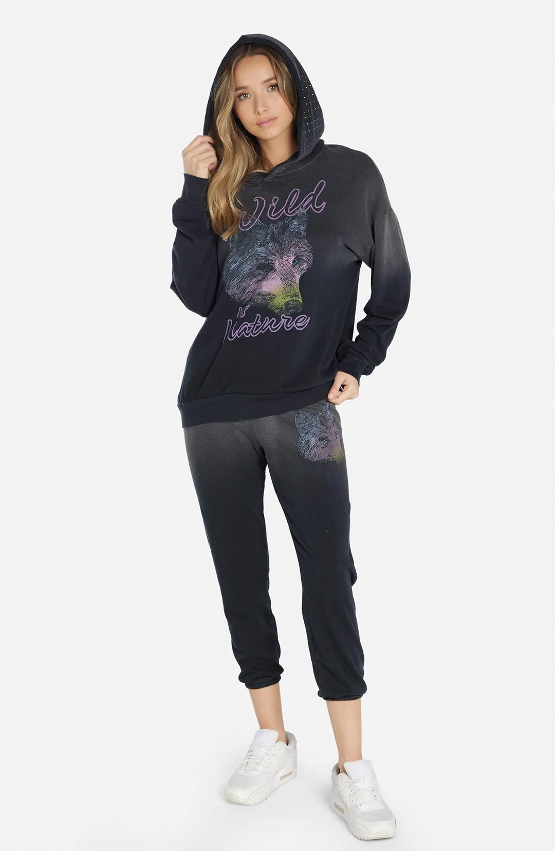 Lauren Moshi Alana Wild Wolf Sweatpants Jogging Pants by Lauren Moshi as seen on celebrities