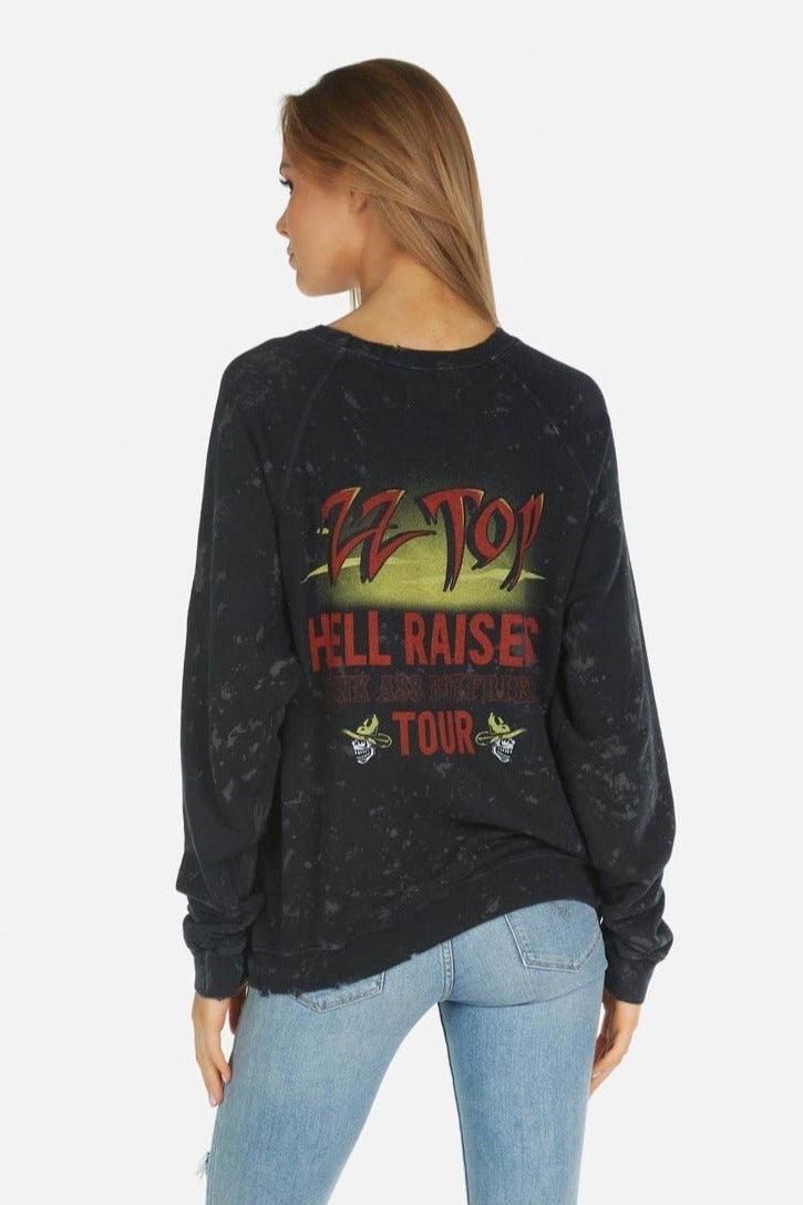 Lauren Moshi Anela ZZ Top Band Sweater Sweater by Lauren Moshi as seen on celebrities