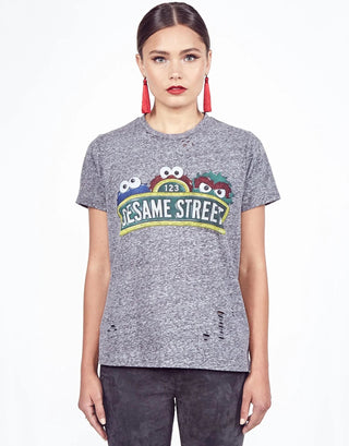 Shop Lauren Moshi Capri Sesame Street T-Shirt - Premium T-Shirt from Lauren Moshi Online now at Spoiled Brat 