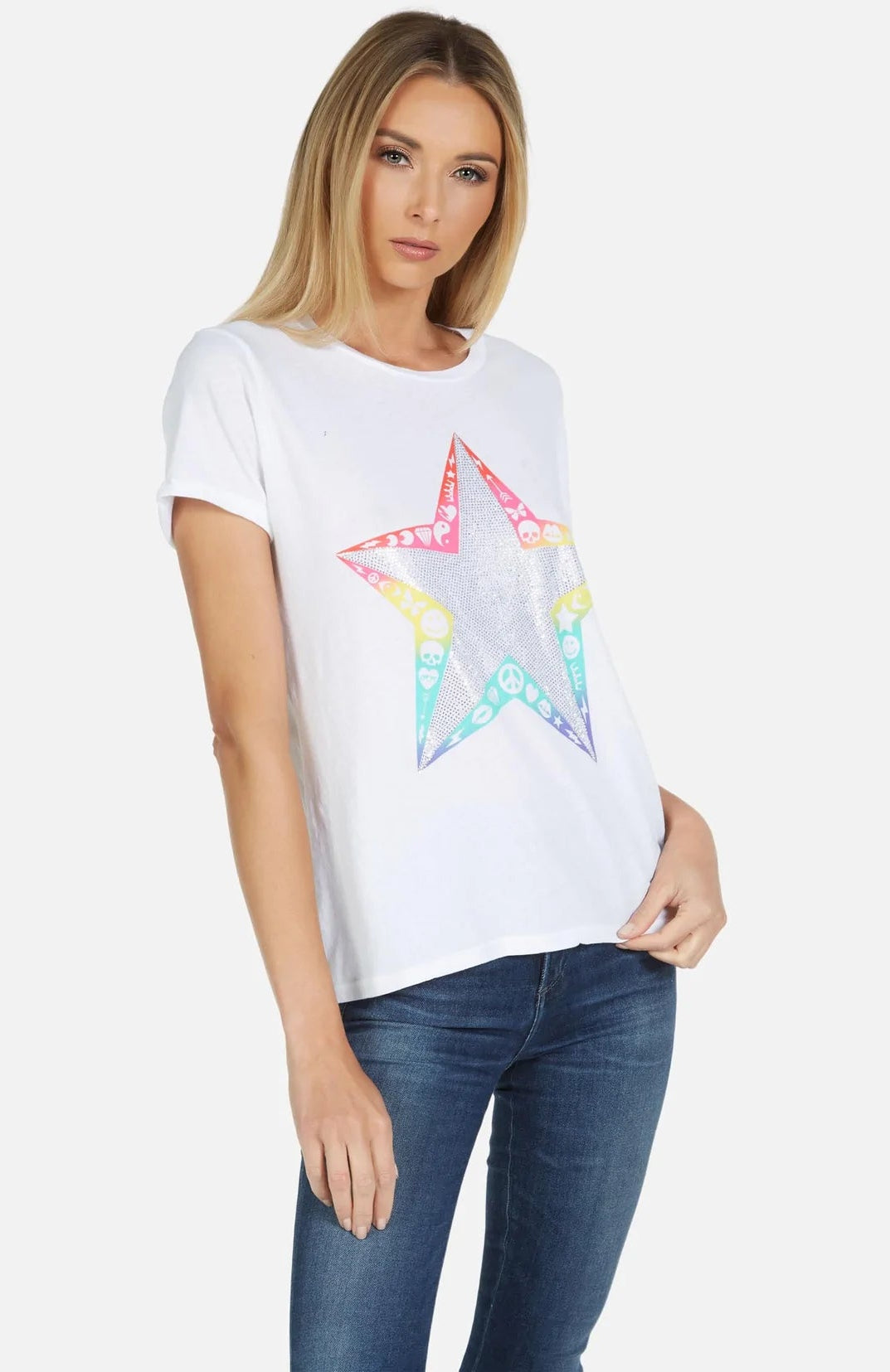 Lauren Moshi Edda Elements Star T-Shirt T-Shirt by Lauren Moshi as seen on celebrities
