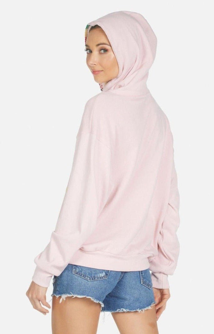 Lauren Moshi Harmony Hippie Girl Hooded Sweater Sweatshirt by Lauren Moshi as seen on celebrities
