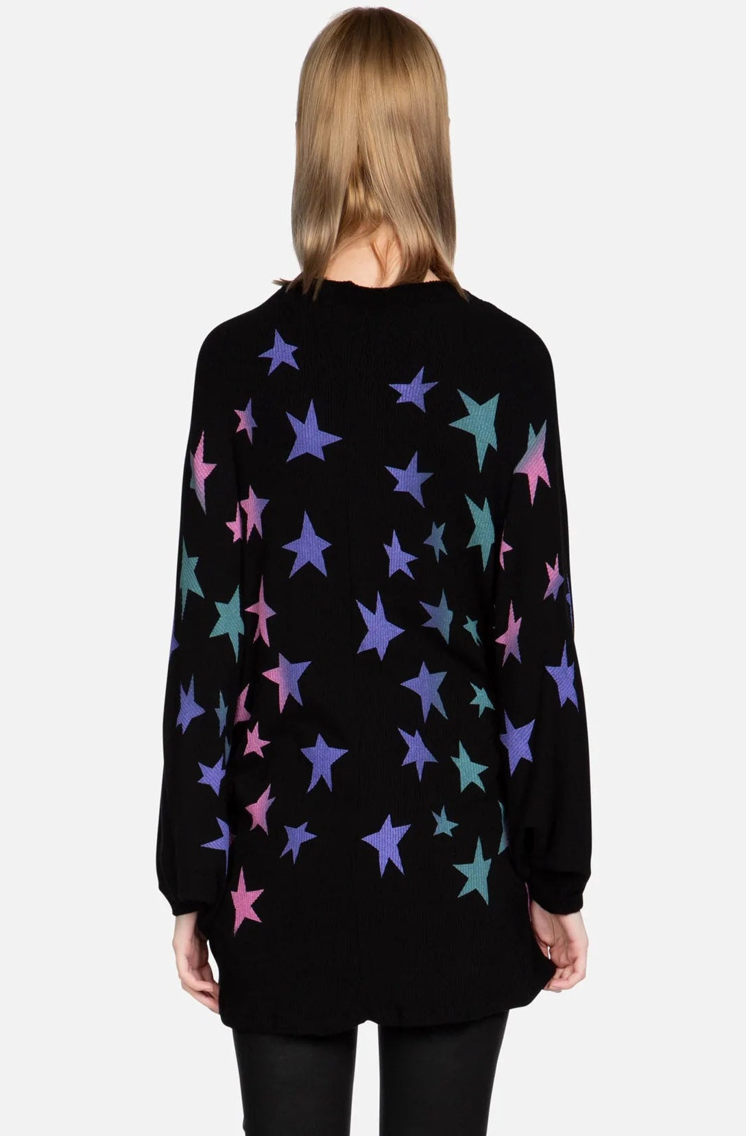 Lauren Moshi Isla Ombre Stars Wrap Cardigan Wrap Cardigan by Lauren Moshi as seen on celebrities