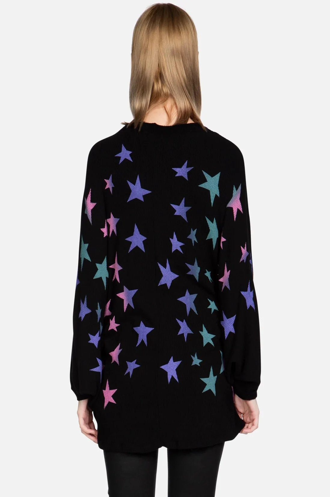 Lauren Moshi Isla Ombre Stars Wrap Cardigan Wrap Cardigan by Lauren Moshi as seen on celebrities