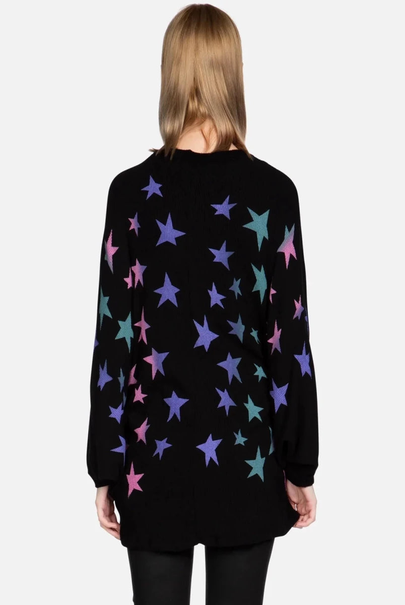 Shop Lauren Moshi Lauren Moshi Isla Ombre Stars Wrap Cardigan Wrap Cardigan for women – premium loungewear and festival fashion at Spoiled Brat