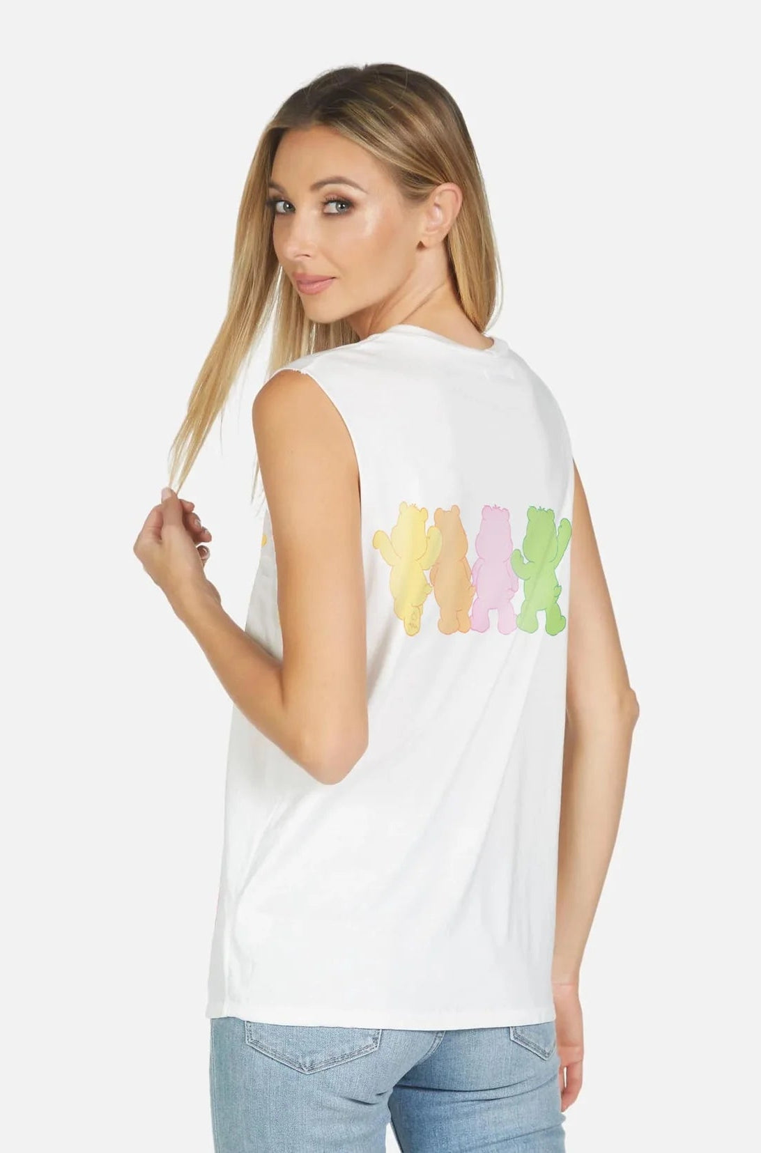 Shop Lauren Moshi Lauren Moshi Kel X Care Bears Tank Top T-Shirt for women – premium loungewear and festival fashion at Spoiled Brat