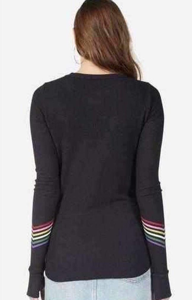 Lauren Moshi Mckinley Neon Signs Thermal Top Long Sleeved Top by Lauren Moshi as seen on celebrities