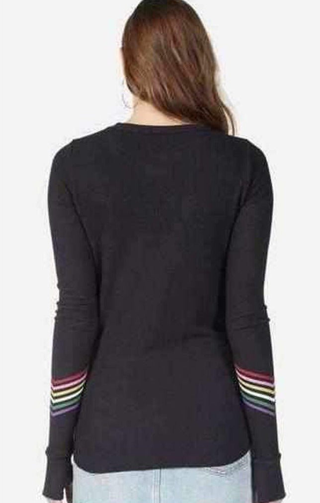 Lauren Moshi Mckinley Neon Signs Thermal Top Long Sleeved Top by Lauren Moshi as seen on celebrities