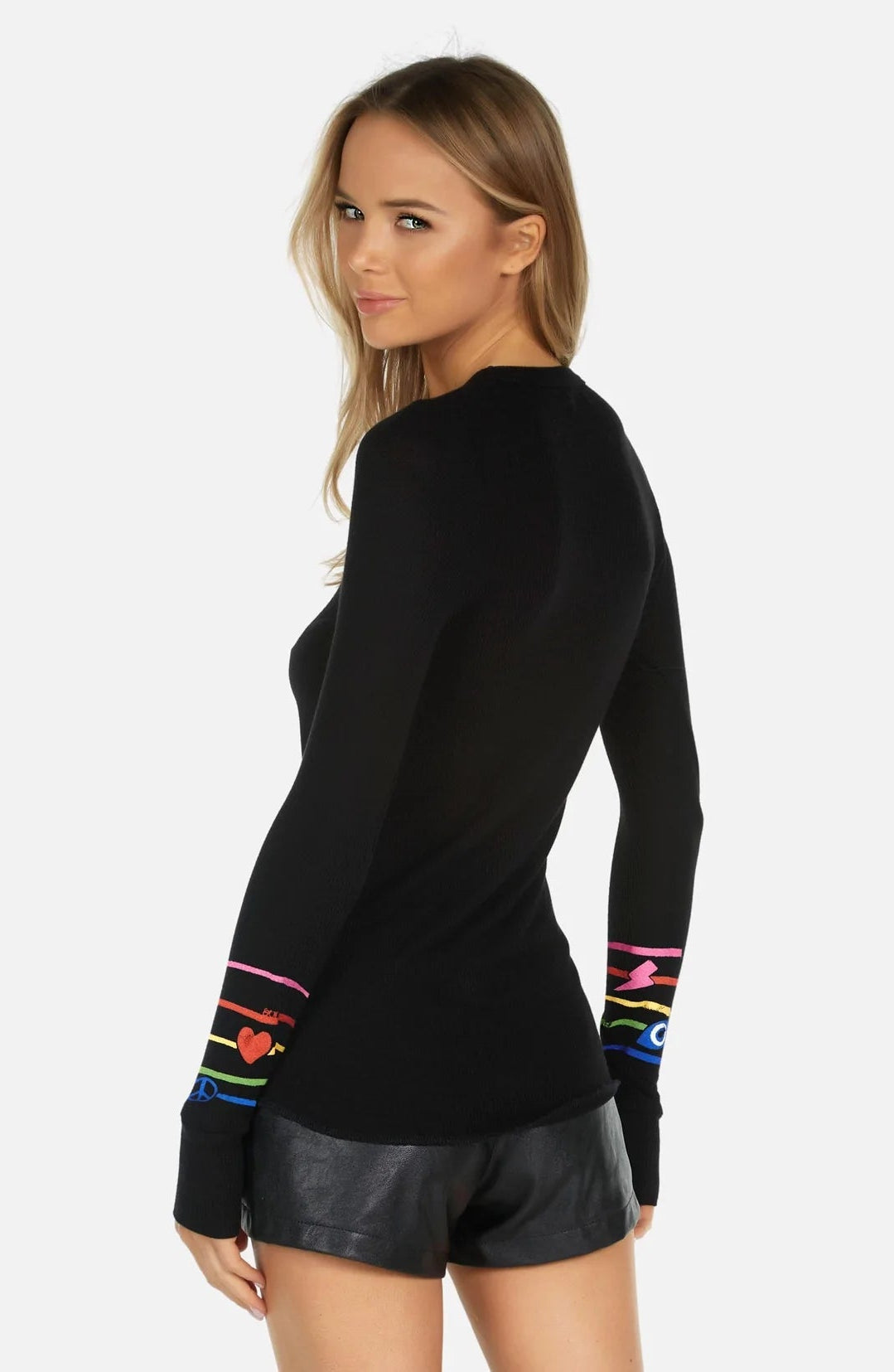 Lauren Moshi McKinley X Elements Rainbow Thermal Top - Spoiled Brat