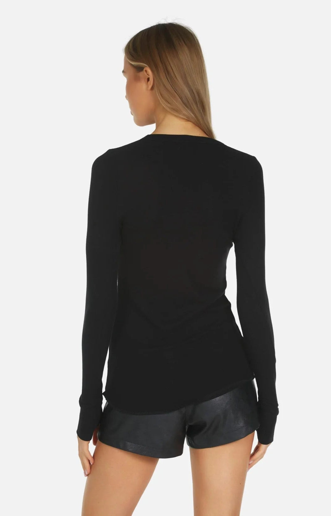 Lauren Moshi McKinley X Led Zeppelin Outline Thermal Top Long Sleeved Top by Lauren Moshi as seen on celebrities