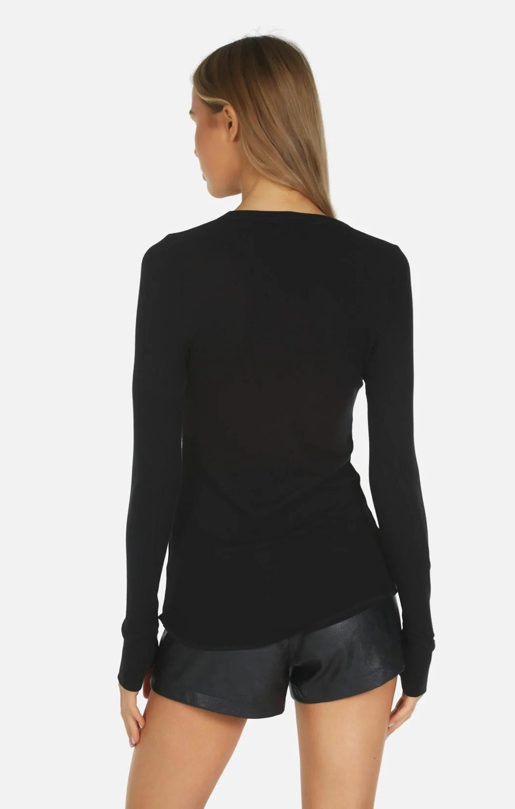 Lauren Moshi McKinley X Led Zeppelin Outline Thermal Top Long Sleeved Top by Lauren Moshi as seen on celebrities