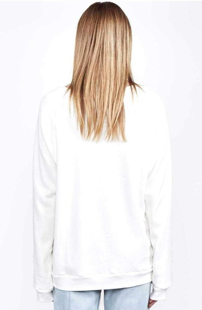 Lauren Moshi Noleta Zipper Mouth Sweatshirt by Lauren Moshi – Sweater – XS | Spoiled Brat UK