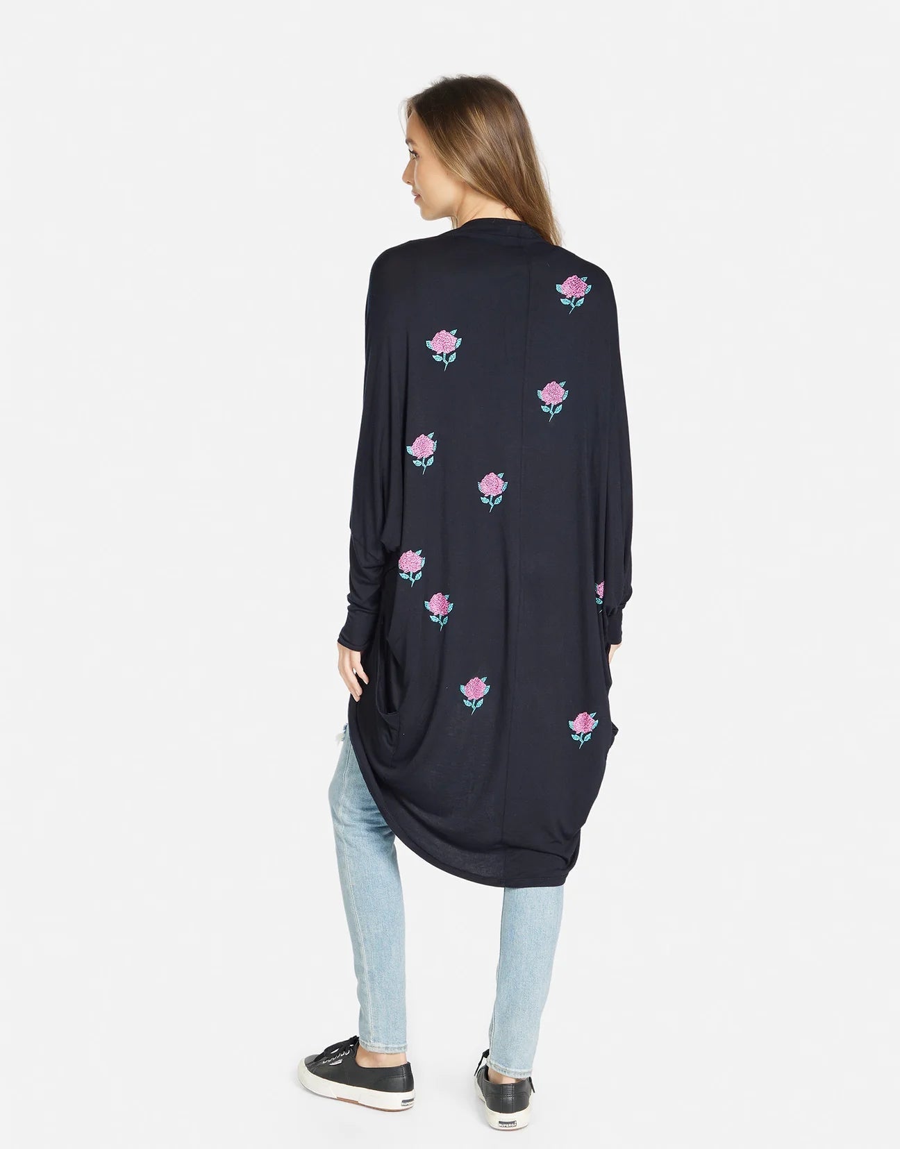 Lauren Moshi Ramona Crystal Roses Wrap Cardigan by Lauren Moshi – Wrap Cardigan – XS/S | Spoiled Brat UK