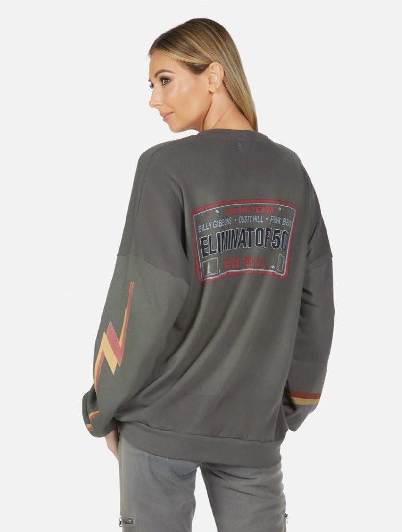 Lauren Moshi Sierra ZZ Top Eliminator Boyfriend Pullover by Lauren Moshi – Sweater – XS | Spoiled Brat UK