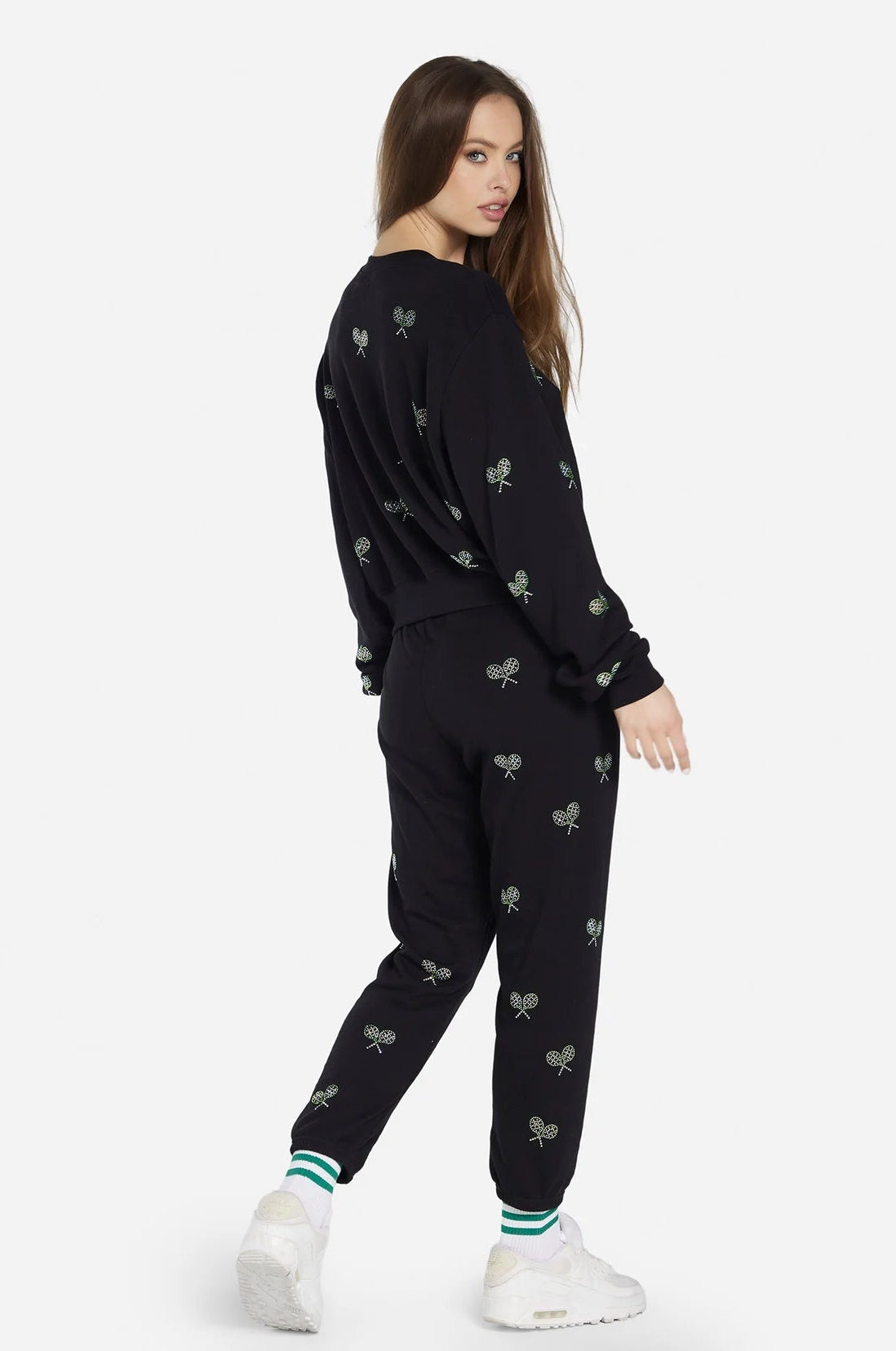 Shop Lauren Moshi Lauren Moshi Spalding Moshi Tennis Club Sweater Hoodie for women – premium loungewear and festival fashion at Spoiled Brat