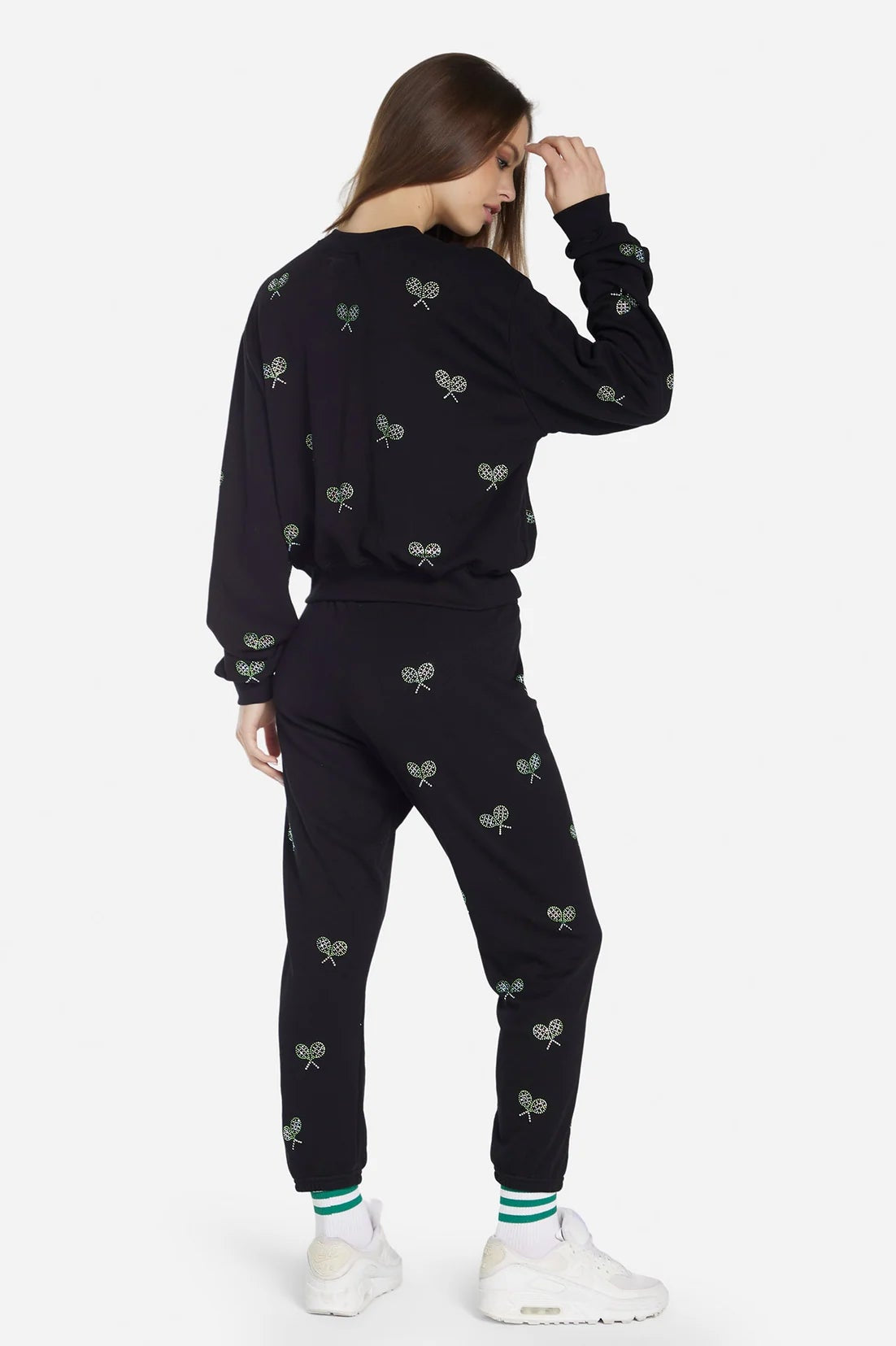 Lauren Moshi Spalding Moshi Tennis Club Sweater Hoodie by Lauren Moshi as seen on celebrities