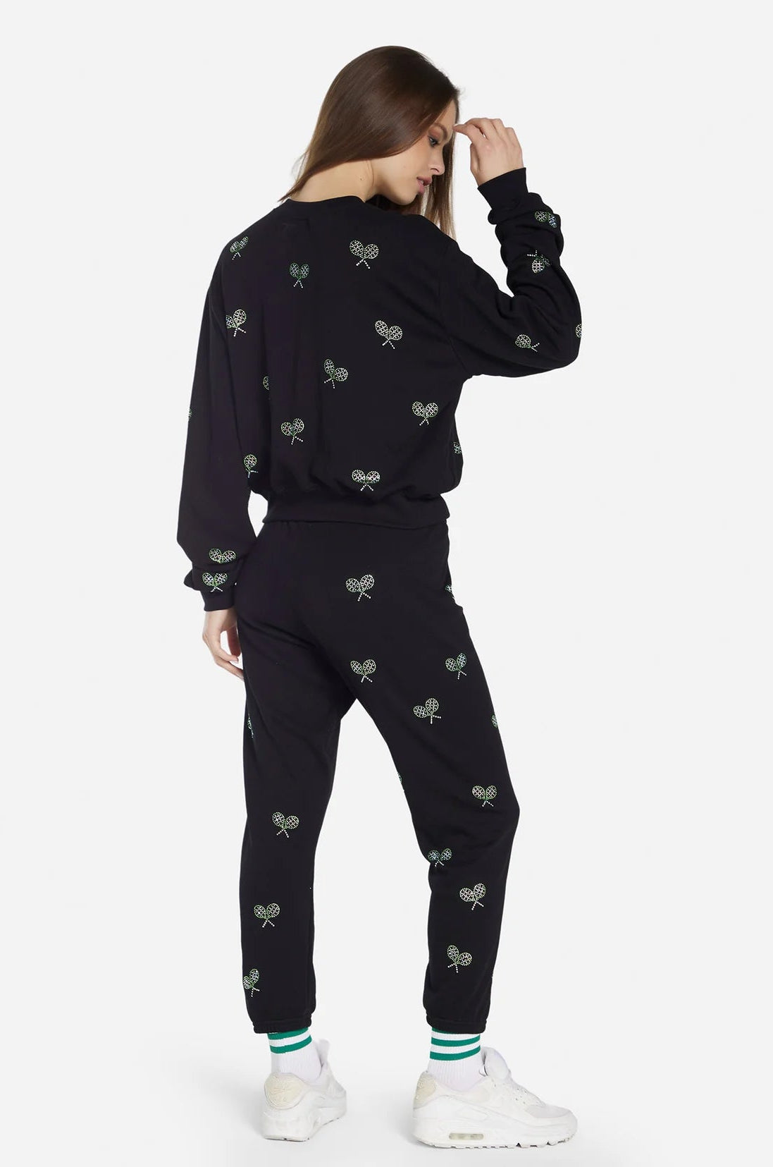 Lauren Moshi Spalding Moshi Tennis Club Sweater Hoodie by Lauren Moshi as seen on celebrities