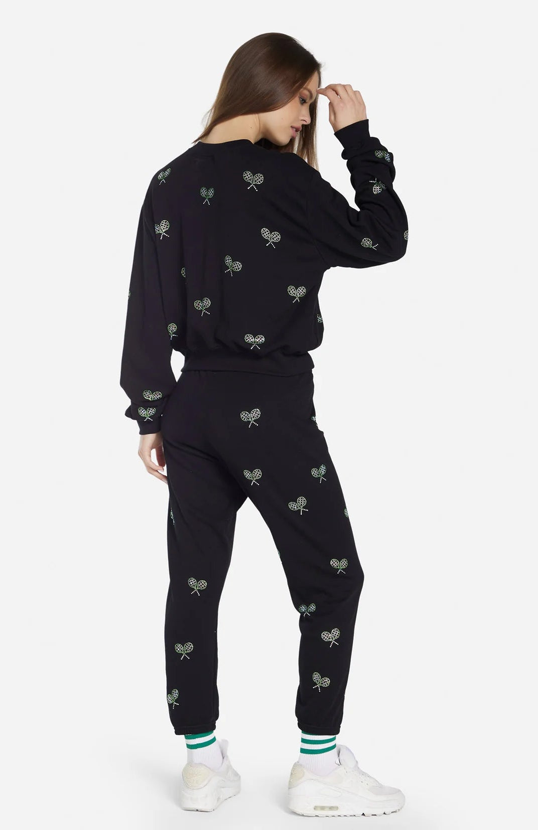 Shop Lauren Moshi Lauren Moshi Spalding Moshi Tennis Club Sweater Hoodie for women – premium loungewear and festival fashion at Spoiled Brat