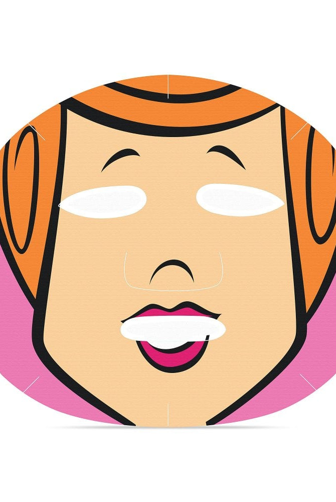 Shop Mad Beauty Mad Beauty Warner Brothers Flintstones Cosmetic Sheet Mask as seen on Karen Hauer Face Mask for women – premium loungewear and festival fashion at Spoiled Brat