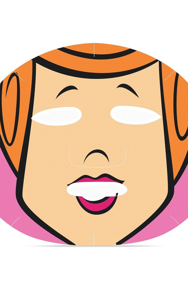 Shop Mad Beauty Mad Beauty Warner Brothers Flintstones Cosmetic Sheet Mask as seen on Karen Hauer Face Mask for women – premium loungewear and festival fashion at Spoiled Brat