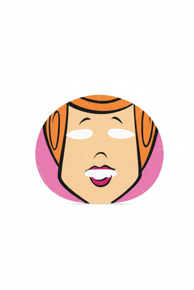 Shop Mad Beauty Mad Beauty Warner Brothers Flintstones Cosmetic Sheet Mask as seen on Karen Hauer Face Mask for women – premium loungewear and festival fashion at Spoiled Brat