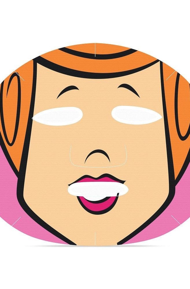 Mad Beauty Warner Brothers Flintstones Cosmetic Sheet Mask as seen on Karen Hauer Face Mask by Mad Beauty as seen on celebrities