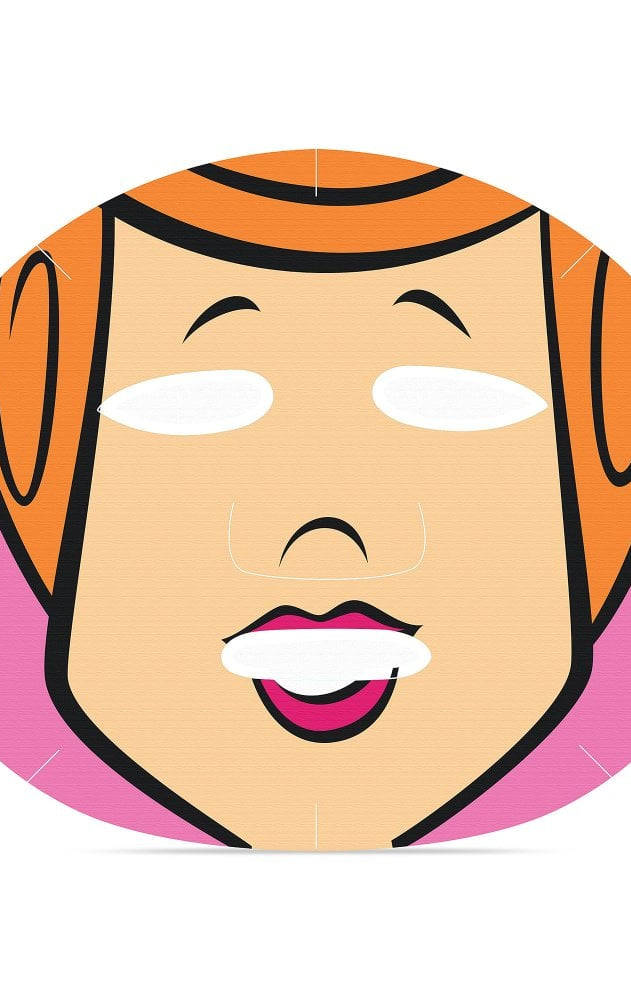 Mad Beauty Warner Brothers Flintstones Cosmetic Sheet Mask as seen on Karen Hauer Face Mask by Mad Beauty as seen on celebrities