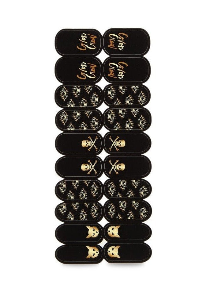 Mad Beauty x Disney Hocus Pocus Heat 2 X Nail Stickers Nail Polish by Mad Beauty as seen on celebrities